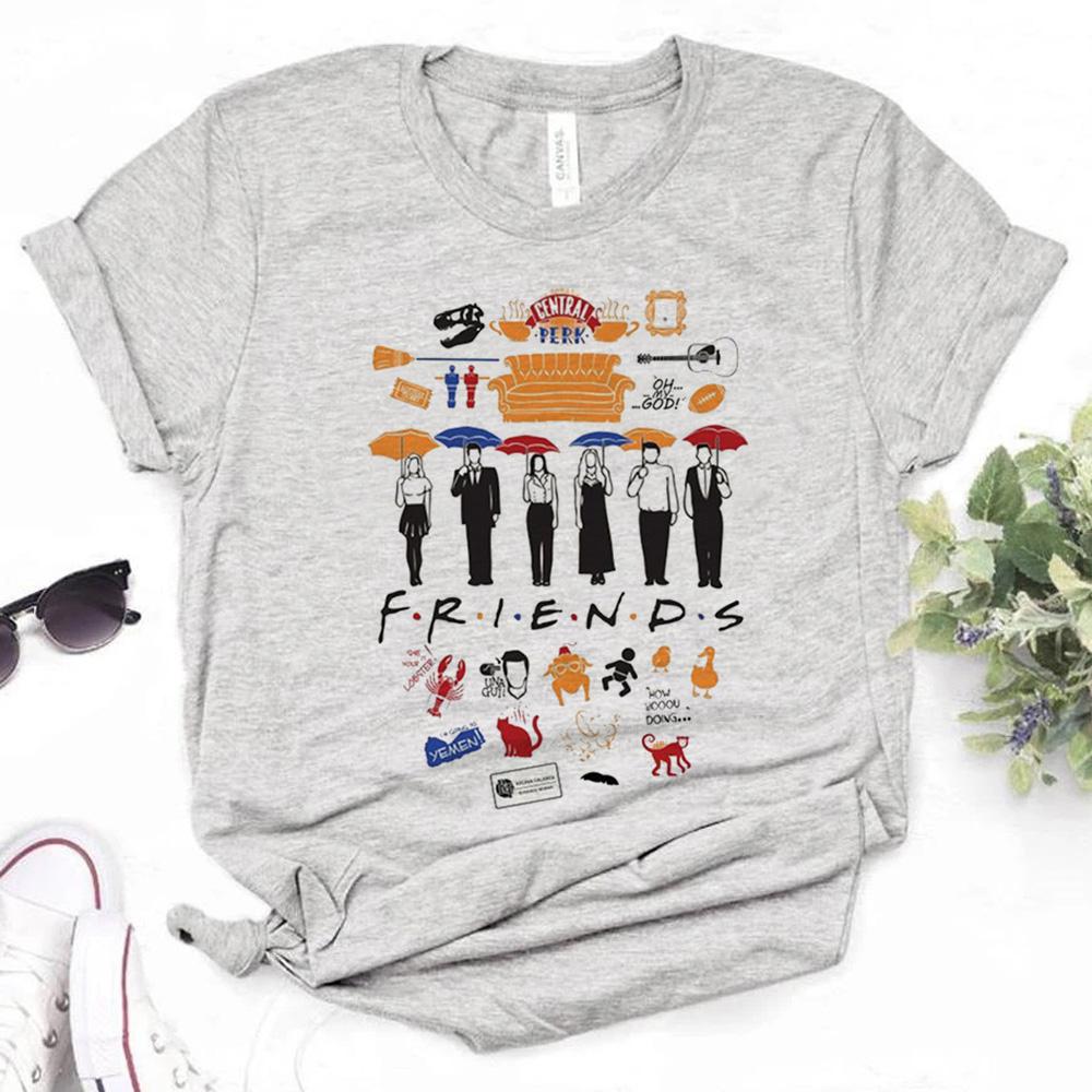 

Друзья Чендлер футболки женские смешные футболки девушка дизайнерская уличная одежда японская одежда 4XL