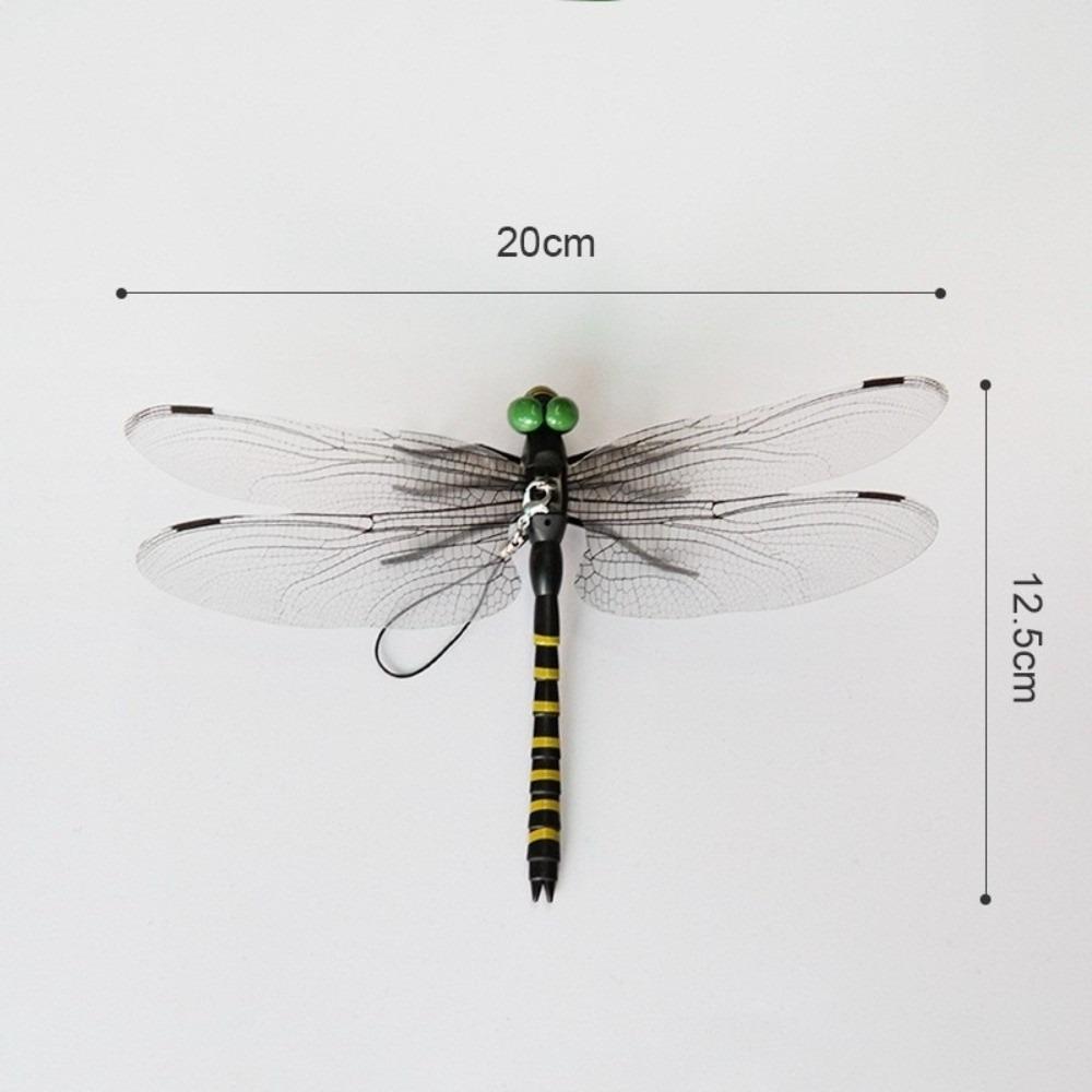 Scare Away Simulation Dragonfly Insect Model 3D Dragonfly Garden cor Outdoor Hanging Ornament