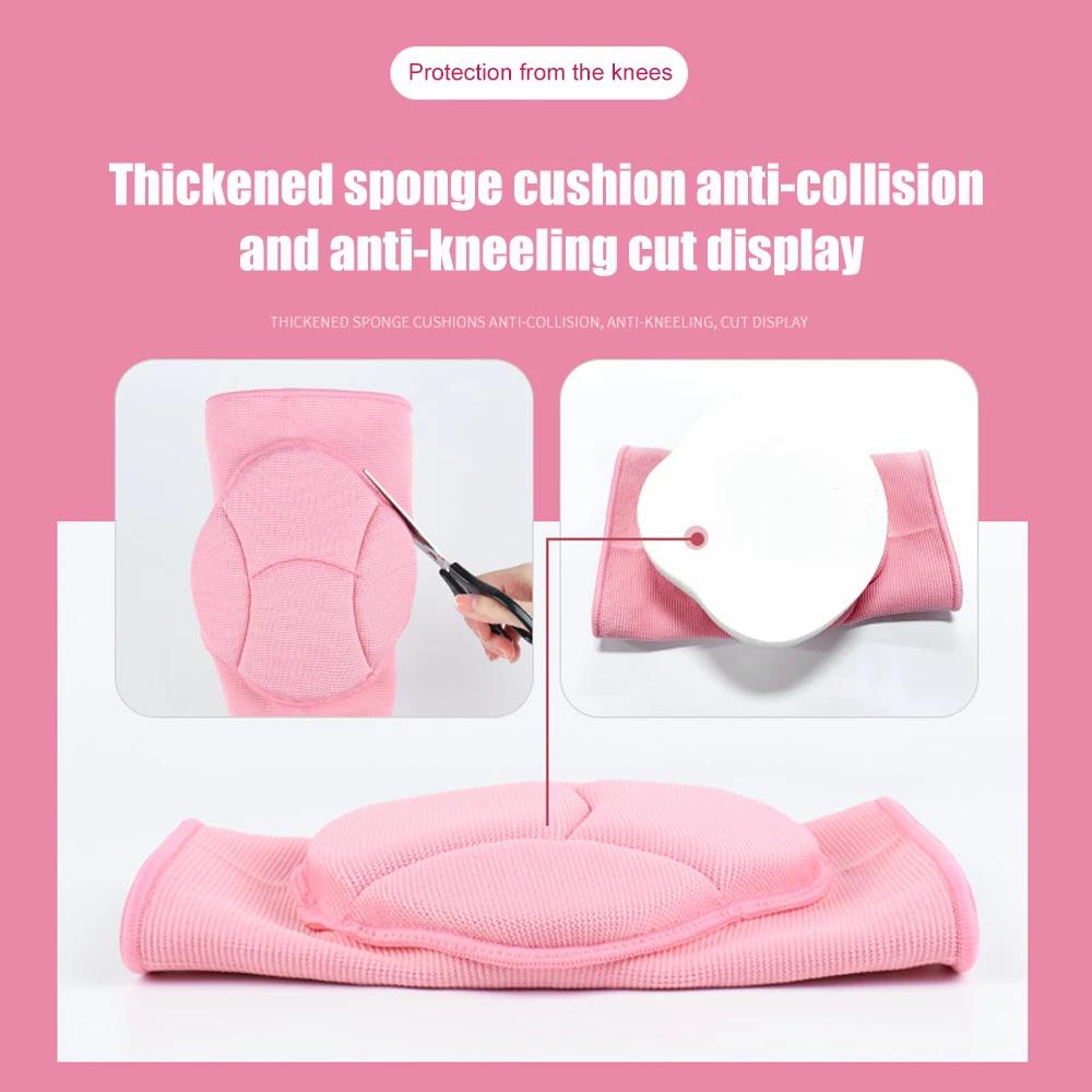 1 buc genunchiere burete gros anti-alunecare evitarea coliziunilor genunchi manșon fotbal jogging lupte baschet volei femei bărbați