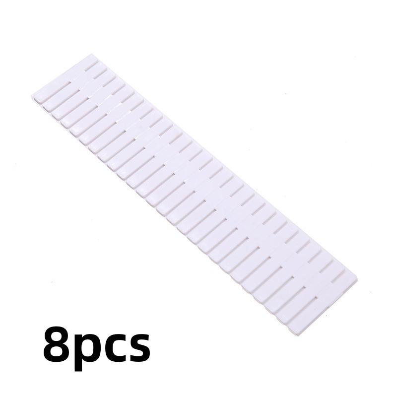 8pcs Adjustable Drawer Dividers,Grid Drawer Organizer Separators, DIY Interlocking Storage Partition for Dresser, Bedroom