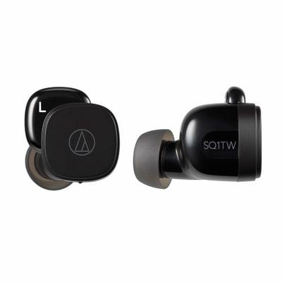 Bezdrátová sluchátka Audio-Technica ATH-SQ1TW Bluetooth Kompatibilní s rychlým nabíjením IPX4 Vodotěsný Standard Až 19,5 hodin Doba přehrávání Nízká latence Rychlé Pai