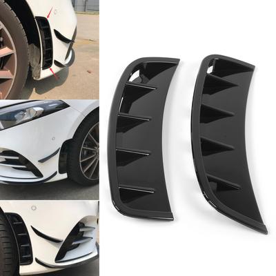 Front Bumper Side Trim Spoiler Replacement for Mercedes‑ A‑Class Hatchback Sedan W177 AMG Line 2018+ Bumper Side Spoiler