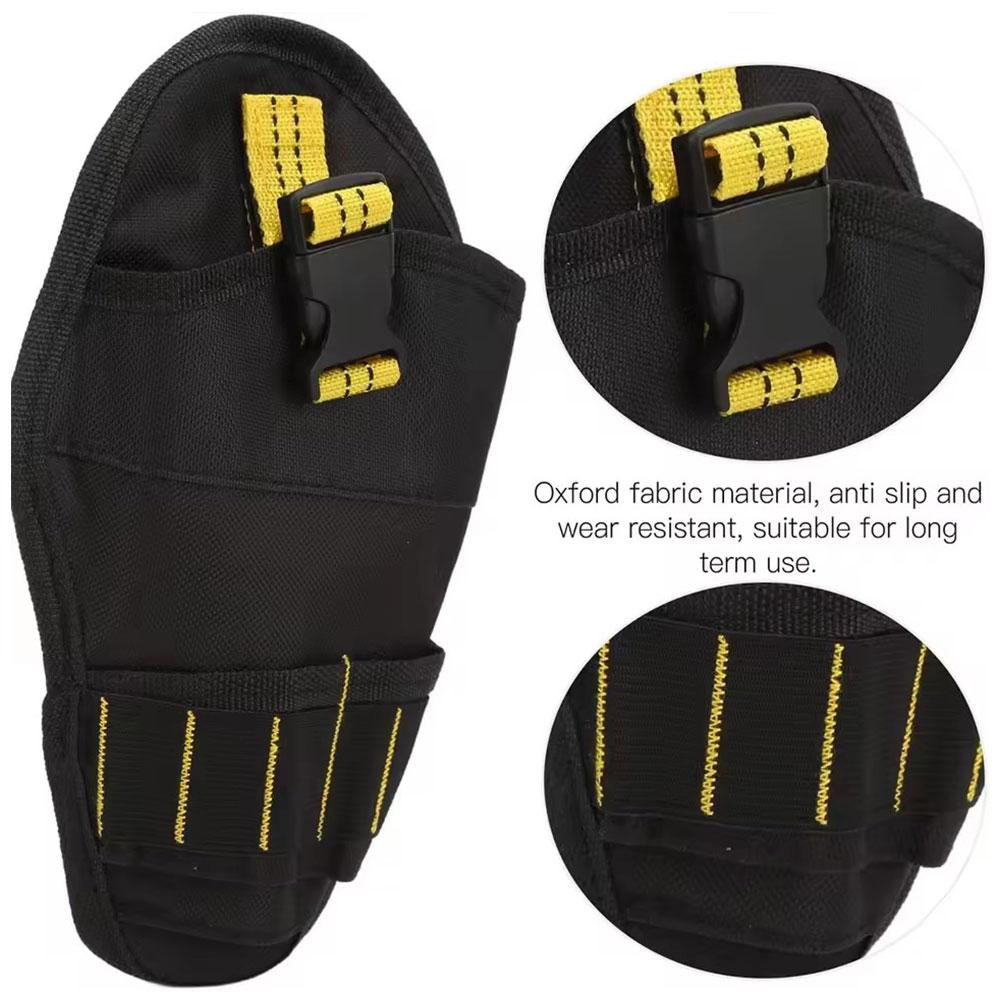 Multi-functional Waterproof Drill Holster Waist Tool Bag Electric Waist Belt Tool Pouch Bag for Wrench Hammer Holster Waist Bag