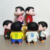 Adorable Pvc Action Figure Crayon Shin-chan Cosplay Soccer Basketball Stars Collectible Toy
