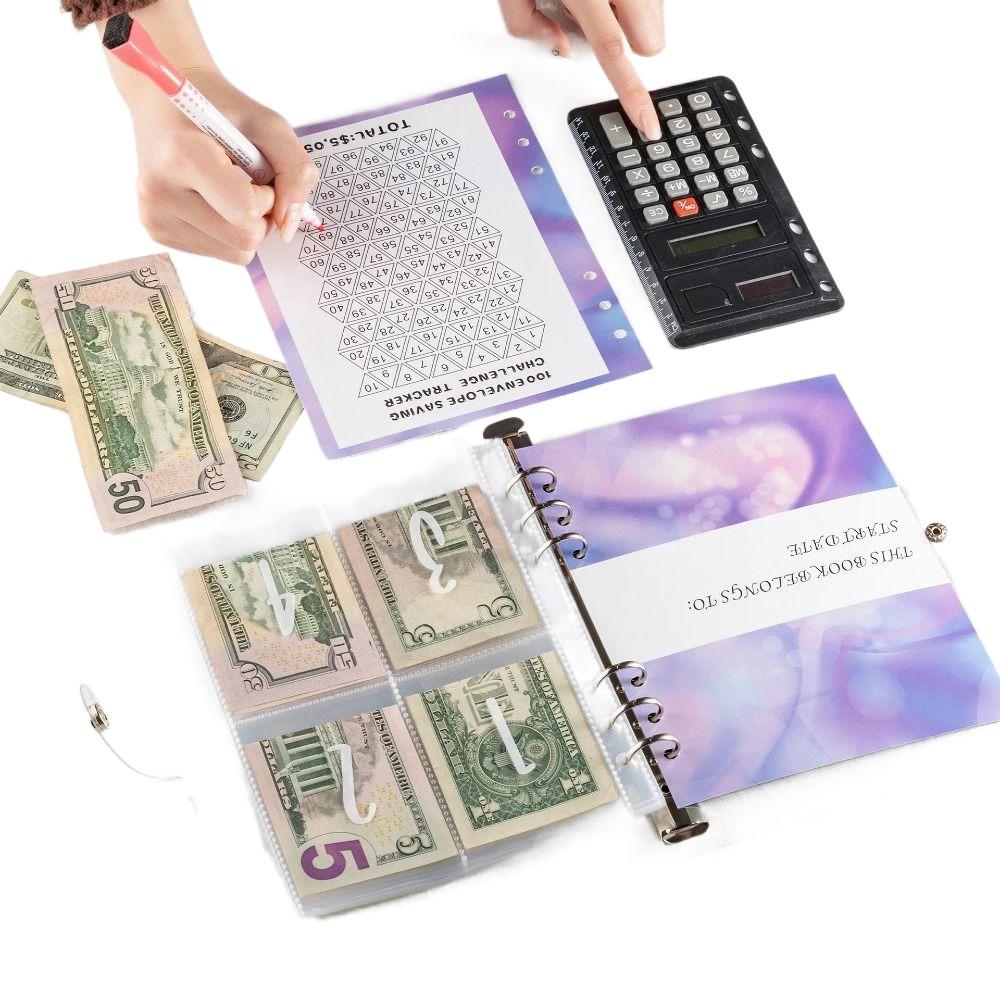 

Financial Management 100 Envelope Savings Challenge A5 Budget Binders Cash Envelopes