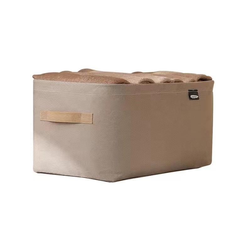 Clothes Storage Box Foldable Nonwoven Fabric With Stackable Design For Bedroom And Closet Organization