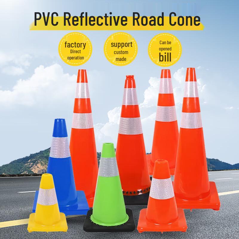Reflective PVC Traffic Cone