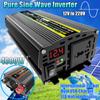 4000W Dual USB Solar Power Inverter 12V To 220V Car Power Inverter Charger Converter Adapter Modified Sine Wave Transformer Kit
