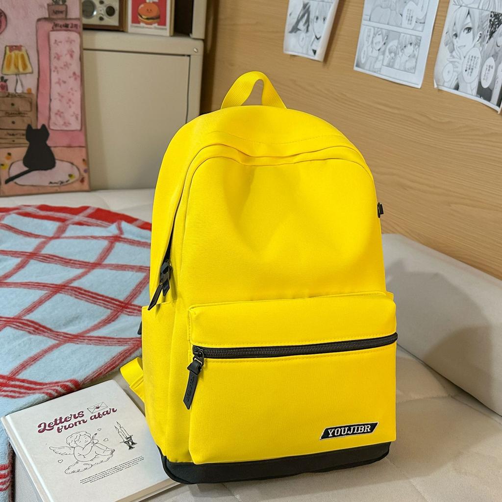 Schoolbag1011 Spring New Korean Version Junior High School Student Backpack Leisure Travel College Student Couple Backpack Female