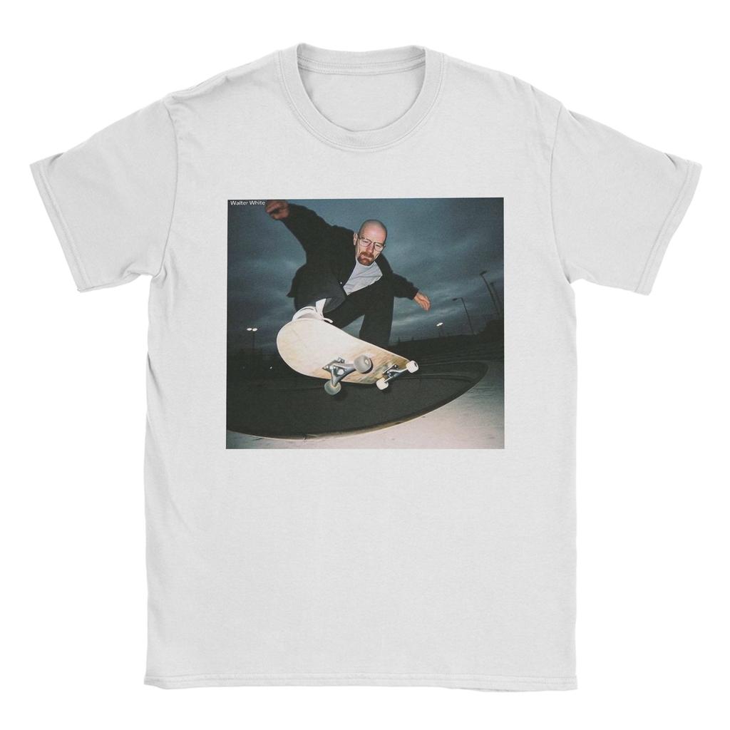 Breaking Bad Heisenberg Pánská trička Walter White Skate Zábava 100% bavlna Tričko Kulatý výstřih Krátký rukáv Trička Topy