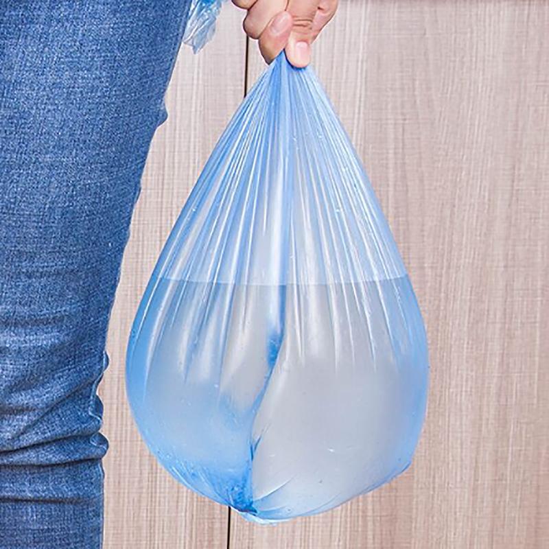 5 rolos 1 pacote 100 pçs doméstico descartável bolsa de lixo cozinha armazenamento sacos de lixo limpeza saco de lixo plástico