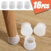 16Pcs/set Chair Foot Pad Cap Cover Chair Table Feet Furniture Leg Pad Protector Silicone High Quality Hot Set Top