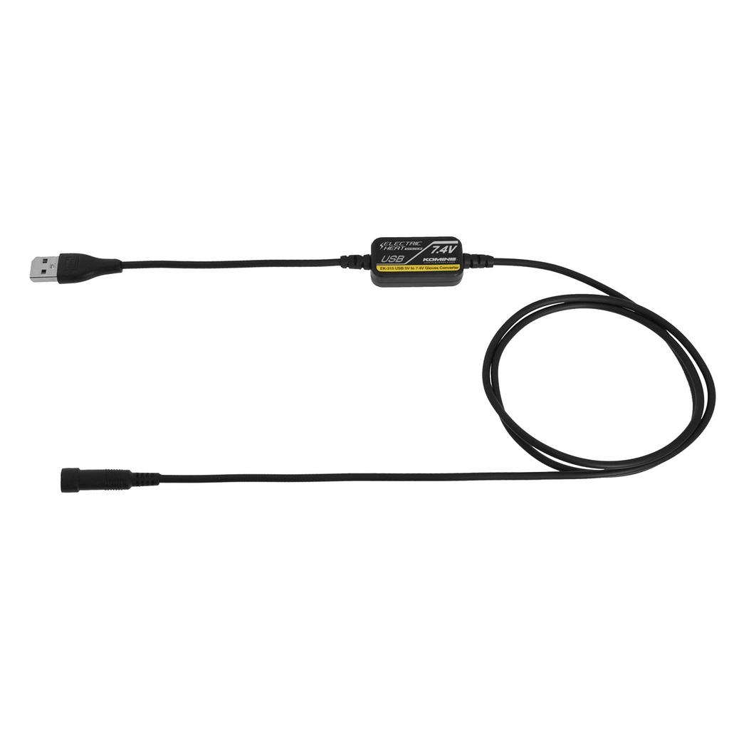 Komine Motorcycle Gloves EK-315 USB 5V-7.4V Glove Converter Black Free