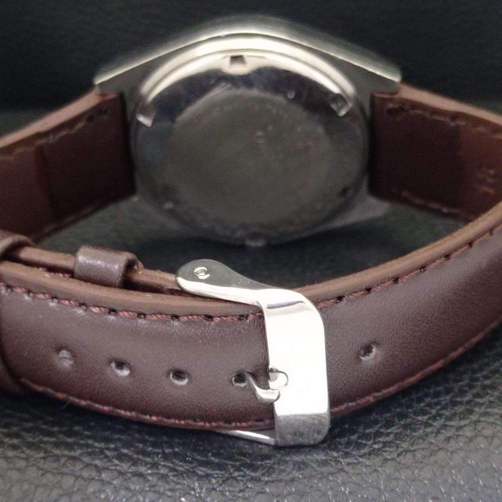 VINTAGE SEIKO 5 AUTOMATIC JAPAN 6309A MENS ORANGE COLOR DIAL WATCH A702711-1 R210-a702711