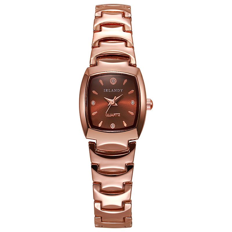 New Fashion Luxury Woman Square Business Watch Women Wristwatches Ladies High Quality Stainless Steel Quartz Watches Reloj Mujer