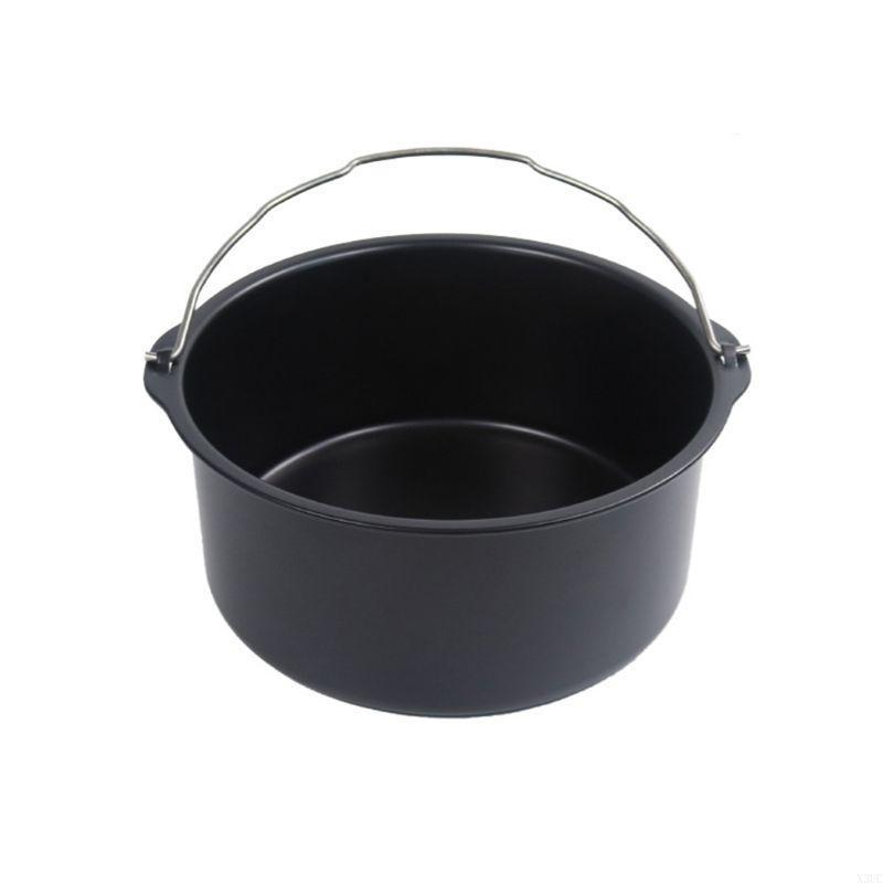 

6/7/8 Non Cake Mold Baking Tray Pan Round Roasting Basket Bakeware Mould Air Fryer Accessories X3UC
