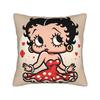 B-Bettys Boops Federa Cuscino Carina Divertente Copricuscino Personalizzato Per Divano Letto Camera da Letto