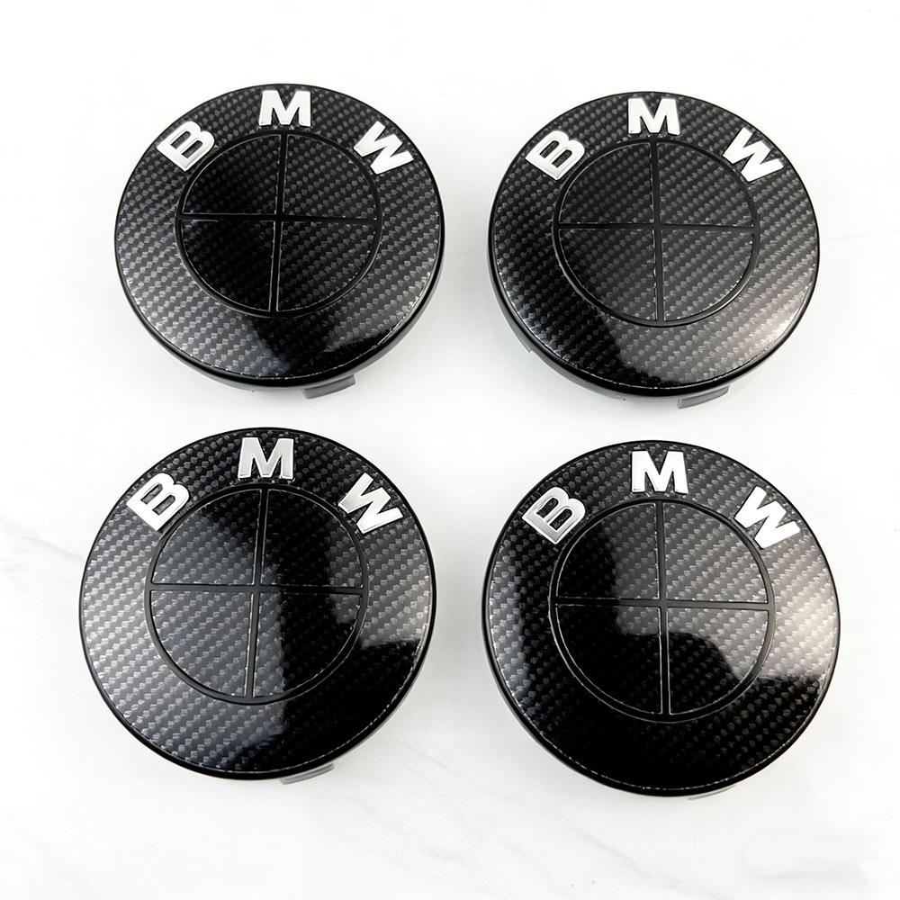 ta124Pcs 56mm 68mm Car Wheel Center Caps For BMW 1 2 3 4 5 6 7 Series E36 E39 E46 E60 E90 E90 G26 X3 X4 X5 X7 X6 G30 F15 G70 G08 G07