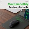 Foldable PU Leather Laptop Mouse Pad 15W Wireless Phone Charger with Pen Holder
