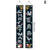 180x30cm Merry Christmas Couplet On Door Banners Party Decorative Porch Flag Oxford Cloth for Home Porch Outdoor Xmas Hanging Ornaments Supplies
