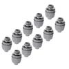 10pcs Nylon Electrical Conduit Fitting Non‑Metallic Conduit Connector  Home Electrical Project