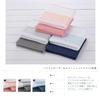 Kosugizen Mini Bath Pastel Border Small Bath Towels for Daily Set of Towels, & Color, Blue, 50x100cm, Use, 2, ZGTF-471-2BL