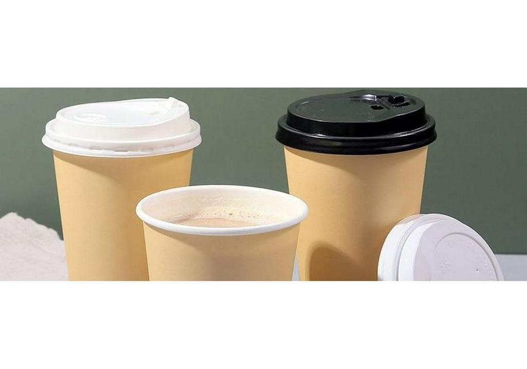 Thickened 250/400ml Disposable Coffee Cups with Lids for Hot and Cold Drinks