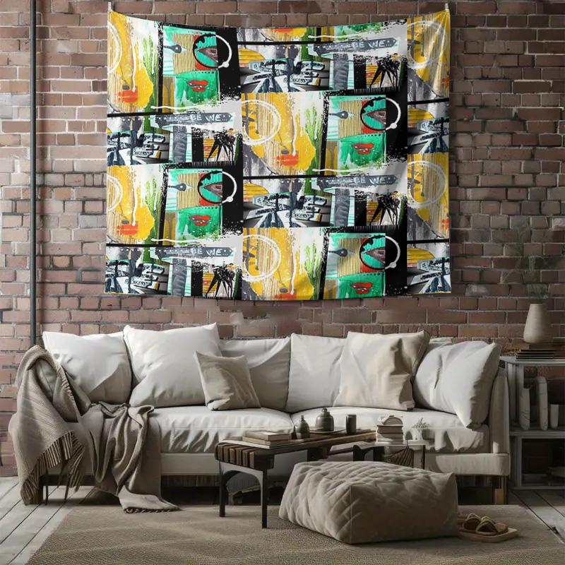 Boho Wall Tapestry Aesthetic Room Decor Nature Tapestry Forest Wall Hanging Tribal Art Home Textile Dorm Decor Gift For Her Bedr