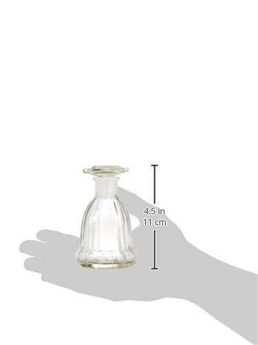 Hirota Glass Soy Sauce Dispenser, Amber, 120ml, Reproduction Model 603-OA