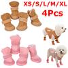 1Set Velvet Daily Pet Snow Boots Multiple Sizes Comfortable Anti Slip Durable Taking Photos Pet Socks Protecting Soft Outdoor