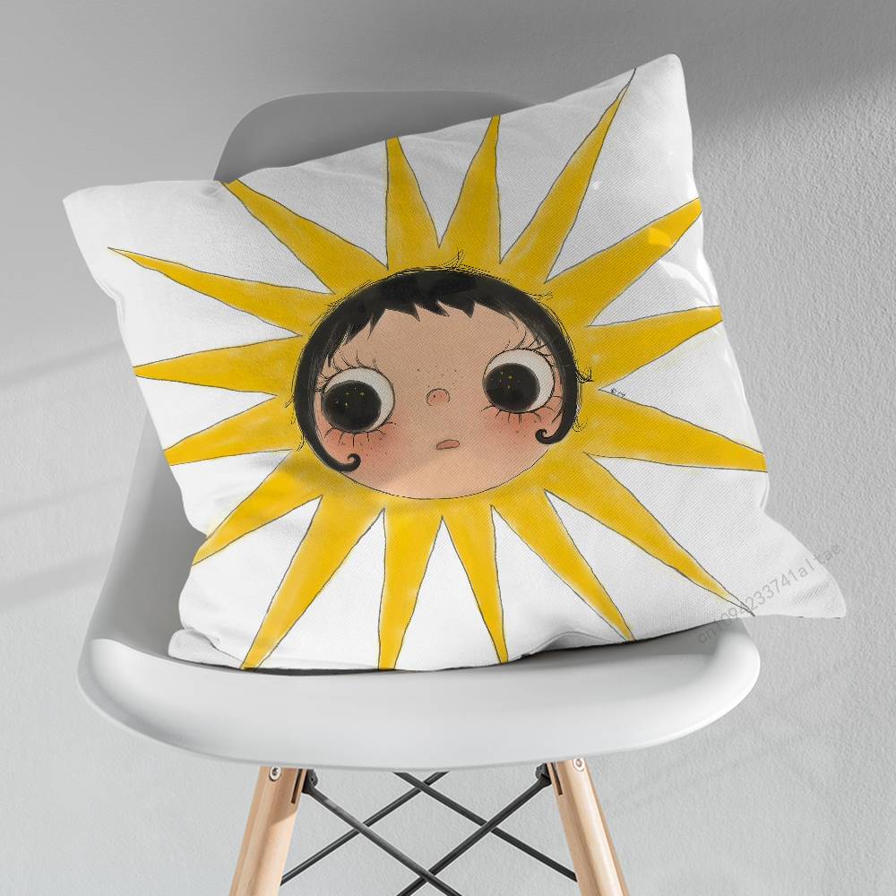 Cute Art YYoshitomo NNara Pillow Case For 30x30cm45x45cm55x55cm For Home Bedroom Decoration And Protector