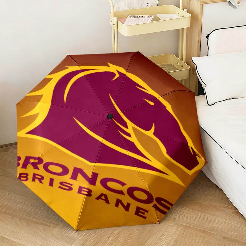 1PC Bulldogs Team Spirit Automatic Umbrella - Suitable Travel Outdoor Portable Umbrella Birthday Gift Daily Essentials
