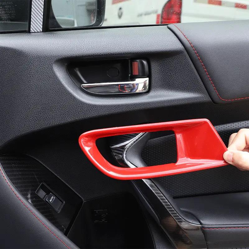 Carbon Fiber Interior Door Handle Trim for 12-21 Toyota 86, Subaru BRZ, SCION FR-S