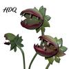 Large Garden Pillar Metal Carnivorous Plant Stake 25-Inch Venus Flytrap Decoration Flower Sculpture for Outdoor Patio Lawn Yard Decor Handmade Art