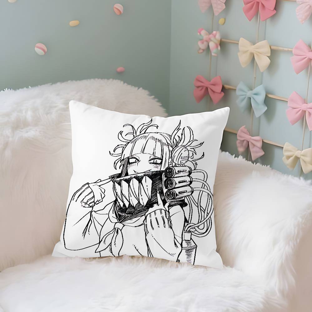Cute TtogahimikoS Kawai Throw Pillow Covers Pattern Cushion Cover Suitable For Sofa Bedroom Car Pillow Cover