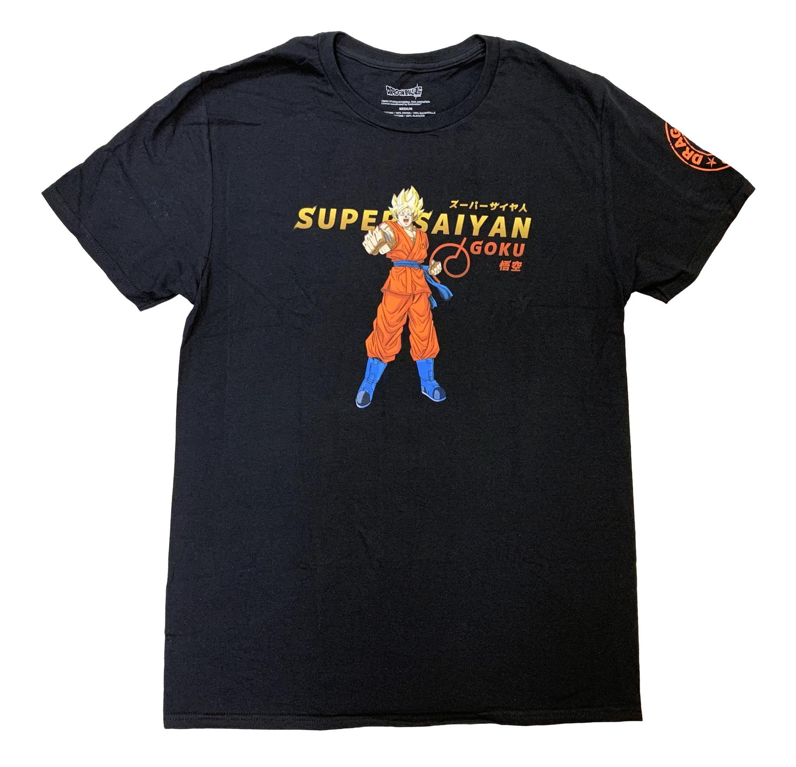 Dragon Ball Super Saiyan Goku Anime Adult T-shirt XXL