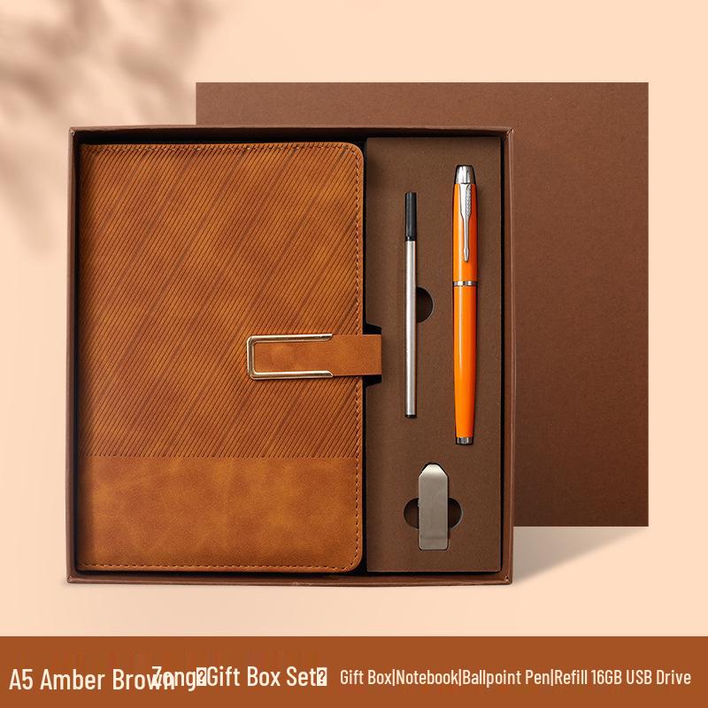 Custom Notebook & Diary Gift Set with Logo for Company Event or Student