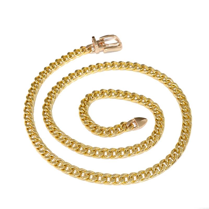 Meier Women s waist chain - trendy & edgy punk style belt 104cm золотой