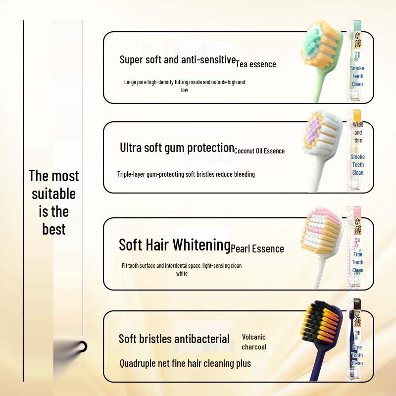 Lion King Fine Tooth Clean Soft Bristle Toothbrush 4-Pack