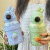 316 Stainless Steel Cartoon Thermos Cup with Straw & Temperature Display for Kids