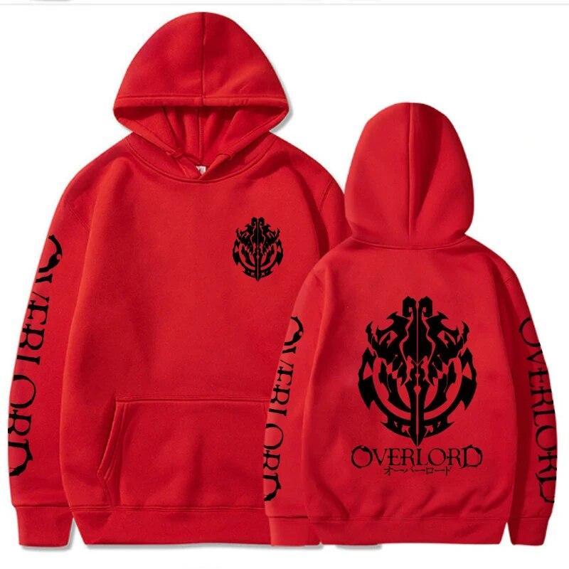 Nové Anime Overlord Mikiny Potištěné Unisex Dámská Móda Streetwear Mikiny Mikiny Harajuku Pulovry Unisex Tepláky Oblečení