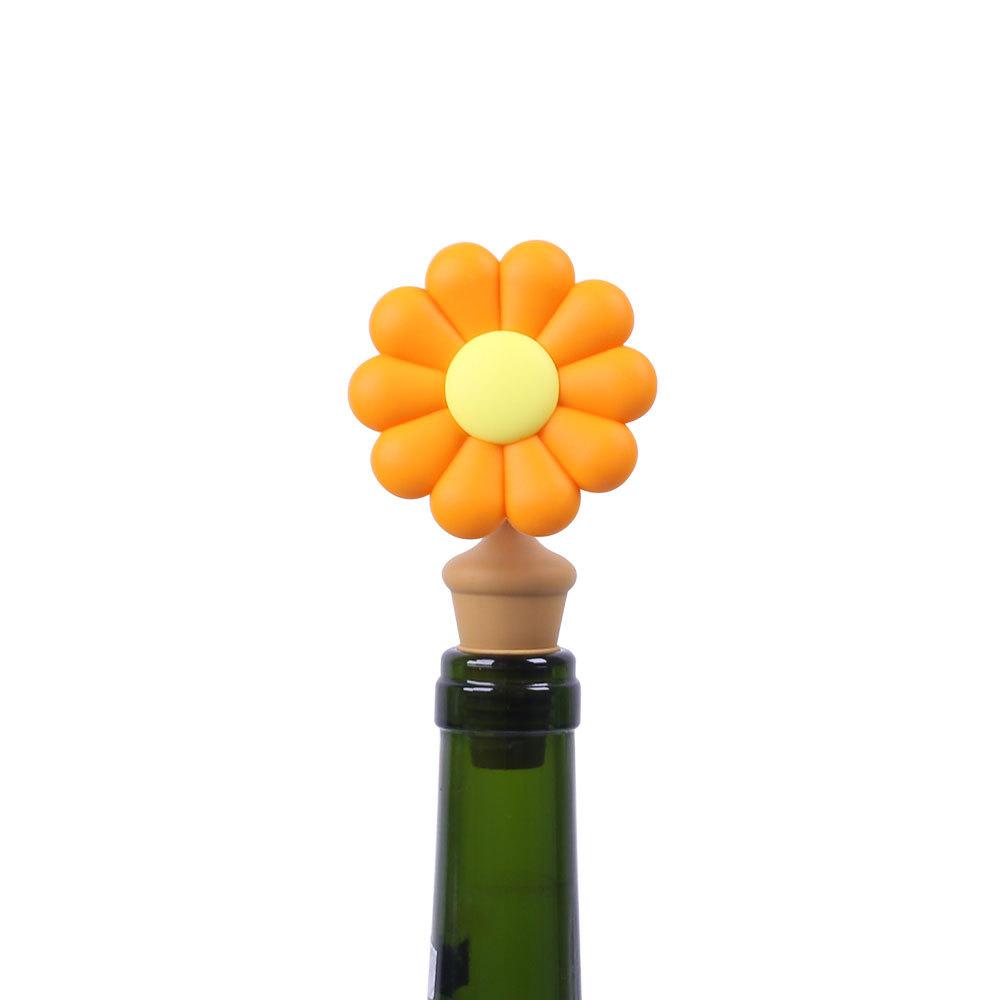 Wine Bottle Stoppers Silicone Champagne Bottle Cowboy Hat Funny Stopper Foldable Silicone Bottle Holder Rack Bottle Stacker Rack