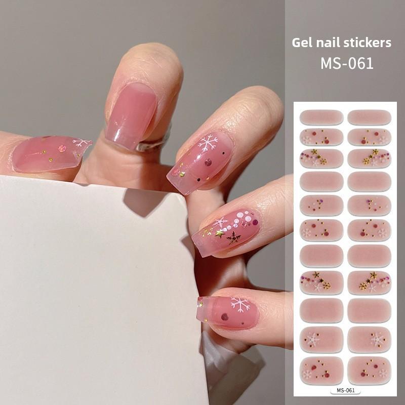 Nail Polish Stickers Without Baking, Nail Polish Glue, Nail Stickers for Manicure