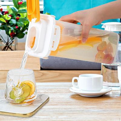 Wasserkrug Kühlschranktür 1,7 Liter mit Deckel Krug Eistee-Kessel zum Zubereiten