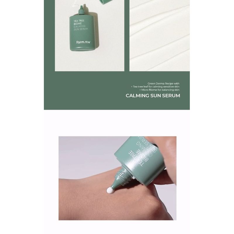 FARM STAY Tea Tree Biome Calming Sun Serum