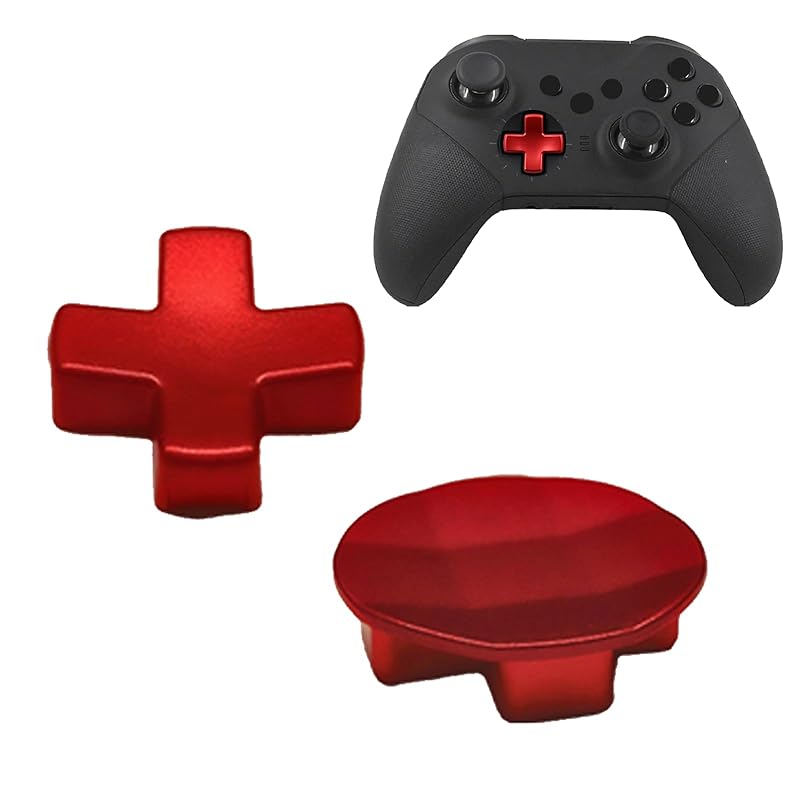 2 Pack Metal D-Pads for Xbox One Elite Series 2 Directional Arrow Button,Standard D pad and Faceted D Pad Replacement Accessories for Xbox One Elite