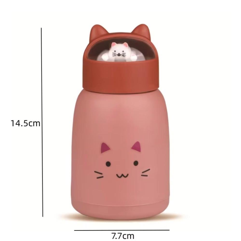 Portable 360ml Capacity Travel Mug Leak Proof Mini Water Bottle Flask Cute Easy Clean Water Mug Gift Purpose
