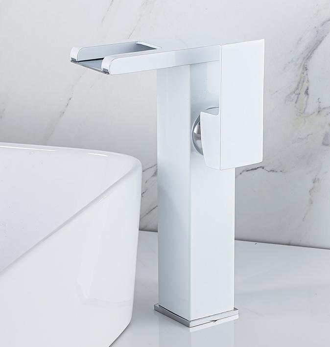 HLK Factory Supplier Automatically Intelligent Color-changing Brass Basin Faucet Popular Cold and Hot Water Household Faucet