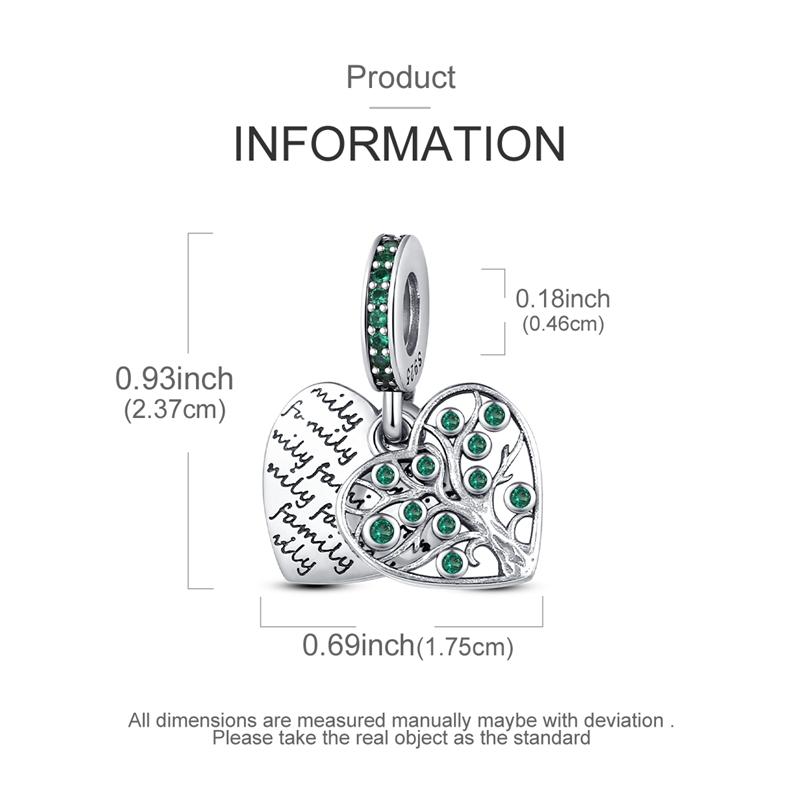 Copper Tree Of Life Charm Bead Fits Genuine Bracelets Necklaces Pendants Bead For Women Girl DoItYourself Gifts