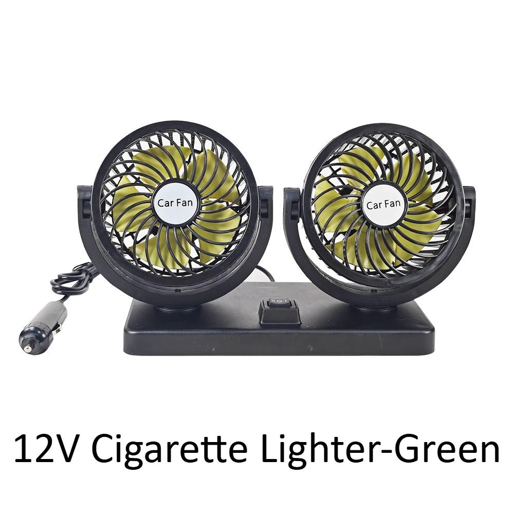 USB Car Cooling Fan For Universal 12V 24V Vehicles 360 Rotating Air Circulator Ventilation Interior Auto Accessories Parts